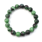 ruby-zoisite-round-10mm-bracelet-elastic-x-1pc